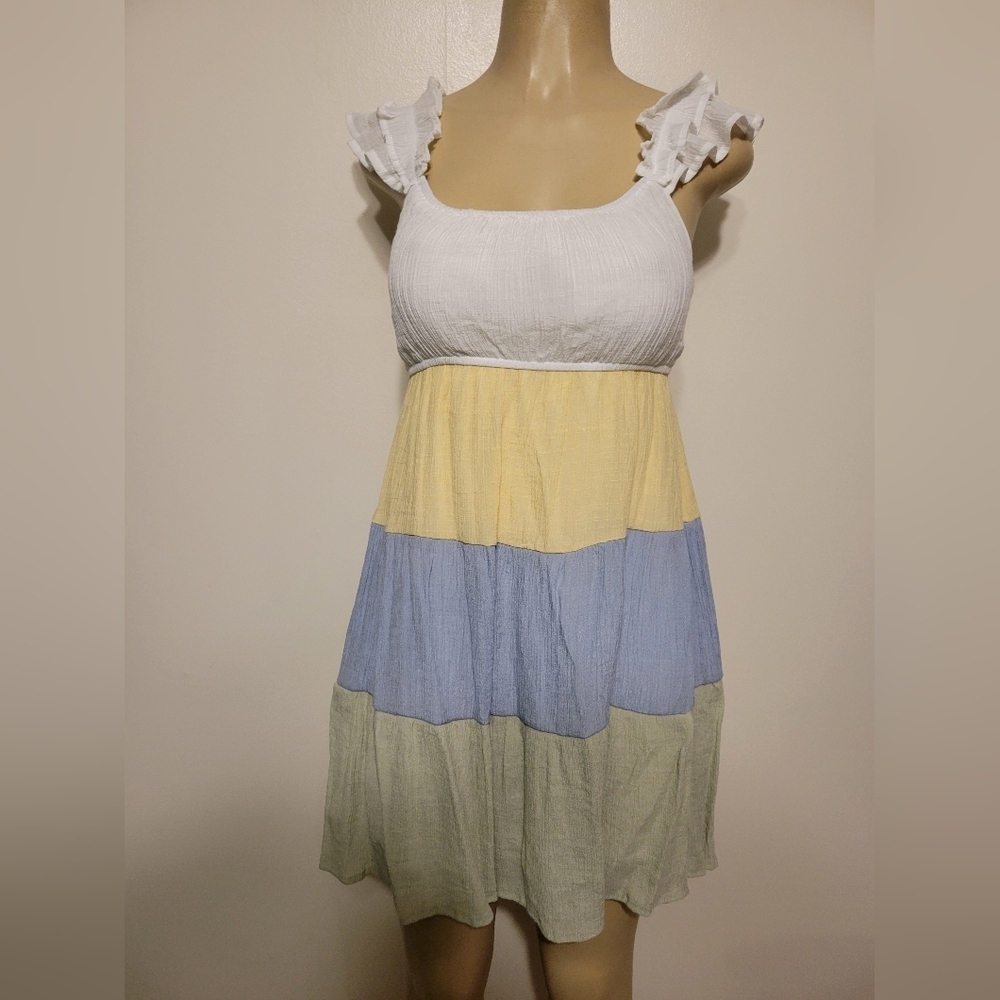 MINE Colorful Sleeveless Women's Dress Spring Easter Summer Medium